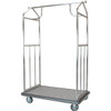 Hospitality 1 Source All-In-One Bellman'S Cart, Brushed Stainless Steel Finish