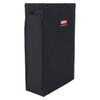 Rubbermaid Commercial Side Load Bag For Housekeeping Cart Black Package Of 4