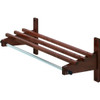 Csl Coat Rack Walnut 30"