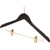 17 X 1/2" Ball Top Female Hanger, Dark Wood, Package Of 100