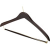 17 X 1/2" Ball Top Male Hanger, Dark Wood, Package Of 100