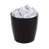 Hapco 3 Quart Plastic Round Ice Bucket Black Package Of 36