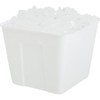 Hapco 3 Quart Square Ice Bucket No Handles White Package Of 36