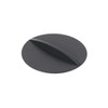Hapco Certified Green Eco Contour Ice Bucket Fin Lid, Graphite, Case Of 36