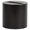 Hapco Contempo 3qt Round Ice Bucket,swivel Lid,black Stainless,case Of 12