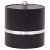 Lux 3 Quart Round Ice Bucket With Vinyl Padded Lid