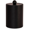 Hapco 2-Quart Round Tall Leatherette Ice Bucket With Insulating Liner, Monterey Black, Case Of 12