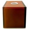 Fortis Semitranslucent Warm Nutmeg Color Square Laguna Amenity Tray Package Of 3