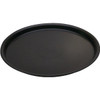 Wescon Lancaster 12" Round Plastic Black Tray , Case Of 36