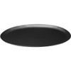 Wescon Lancaster Oval Black Laminated Leatherette Tray, Case Of 24