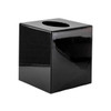 Hapco Eco-Luxury Certified Green Boutique Tissue Box Cover Black Package Of 12