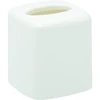 Hapco Lacquerware White Boutique Tissue Box