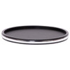 Hapco Lux Collection 14" Tray, Black Morocco,  Chrome Trim, Pack Of 12