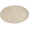 Hapco Signature Round Leatherette Laminated Tray, Monterey Sand, Case Of 12
