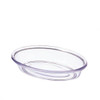 Hapco Lacquerware Oval Soap Dish Clear Package Of 24