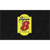 M+a Matting Super 8 Classic Impressions Carpeted Entrance Logo Mat, 3' X 5'