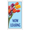 Now Leasing Photo Boulevard Banner, Tulips, 30 X 60