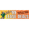 Horizontal Semi-Custom Banner, Quarterback, 10' X 3'