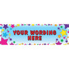 Semi-Custom Banner, Stars, 15' X 4'