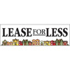 Horizontal Lease For Less Banner, Houses, 10' X 3'