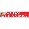 Horizontal Now Leasing Banner, Tulips, 20' X 4'
