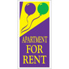 Apartment For Rent Lawn Banner, Festive, 15 X 32