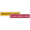 Coroplast Custom 2-Sided Sign Rider, 24 X 6