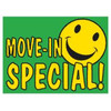 Aluminum Move In Special! Amenity Sign, Smiley Face, 24 X 18