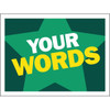 Aluminum Semi-Custom Reflective Amenity Sign, Green Star, 24 X 18