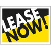 Aluminum Lease Now! Dynamic Amenity Sign, 24 X 18