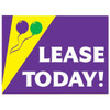 Aluminum Lease Today Amenity Sign, Festive, 24 X 18