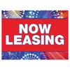 Aluminum Now Leasing Amenity Sign, Celebration, 24 X 18