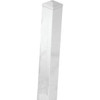 Aluminum Post, 4' White, 1-1/2 X 1-1/2 X 4'