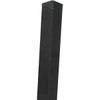 Aluminum Post, 6' Black, 3 X 3 X 6'