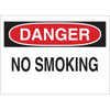 Brady 10 X 14" Self Sticking Polyester "Danger No Smoking" Sign