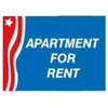 Coroplast Apartment For Rent Amenity Sign, Patriotic, 24 X 18