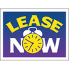 Coroplast Lease Now Reflective Amenity Sign, 24 X 18