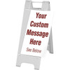 Custom Changeable A Frame Kit, White, 13 X 36