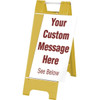 Custom Changeable A Frame Kit, Yellow, 13 X 36