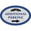 Custom Oval Dimensional Sign, Wood Grain Finish, 17 X 11