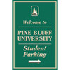 Custom V Groove Routed Dimensional Sign With Straight Corners, 11 X 17