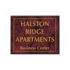 Front Engraved Sign, Red Marble, 10 X 8