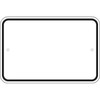 High Intensity Sign, White, 18 X 12