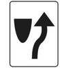 Keep Right Symbol Sign, Reflective, 18 X 24