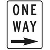 One Way Sign With Right Arrow, Non-Reflective, 18 X 24