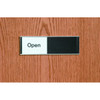 Open/Closed Interior Sliding Sign, Front Engraved, 10 X 3