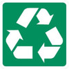 Recycle Symbol Decals, 1-Sided, 4 X 4 Package Of  5