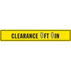 Semi-Custom "Clearance" Sign Non-Reflective 36 X 6"