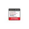 Spanish Dumpster Rules Sign, Reflective, 24 X 24