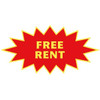 Stock Free Rent Slide-On Burst, 22 X 11